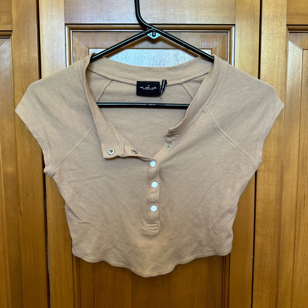 free people cropped T.